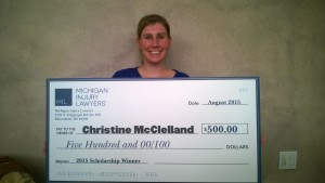 2015 Michigan Injury Lawyers Winner