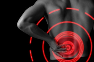 Acute Pain In The Kidneys, Pain Area Of Red Color